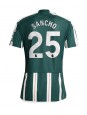 Manchester United Jadon Sancho #25 Venkovní Dres 2023-24 Krátký Rukáv